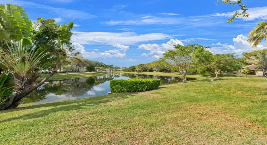 Backyard water views.