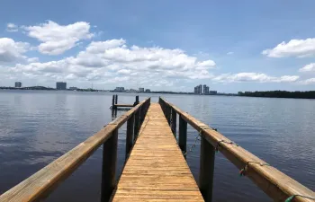view from your private dock