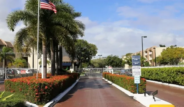 Guard gated community entrance