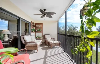 Beautiful water view of the canal from the Sun Room / Balcony