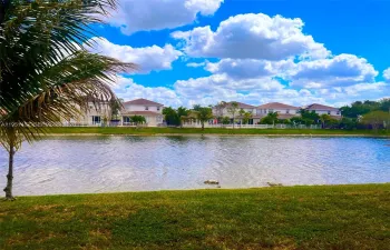 Beautiful water view from family room.