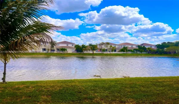 Beautiful water view from family room.