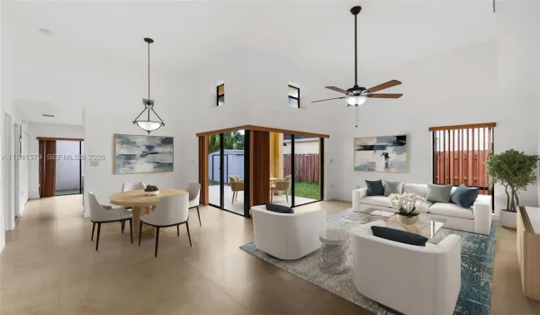 Living/Dining 
[virtually staged]