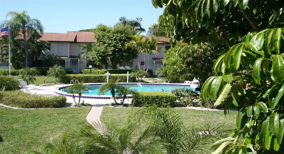 View from front door of condo