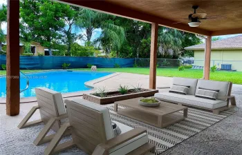 ** Furniture is digitally staged