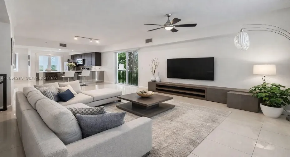 This image has been virtually staged to show the potential of the space. Actual property is unfurnished and may differ from what is shown.