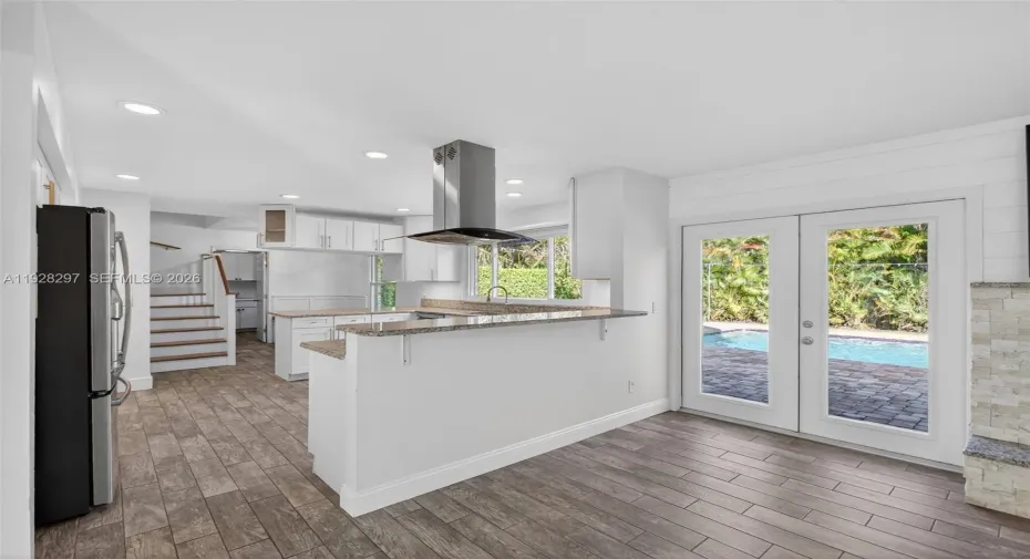 both sets of French doors were replaced in Feb 2026