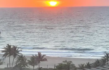 Sunrise view from the balcony