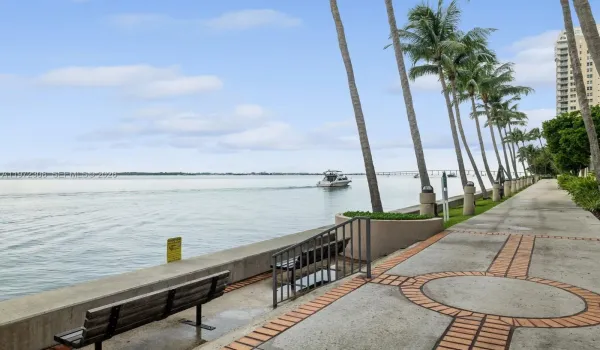 Brickell Key baywalk