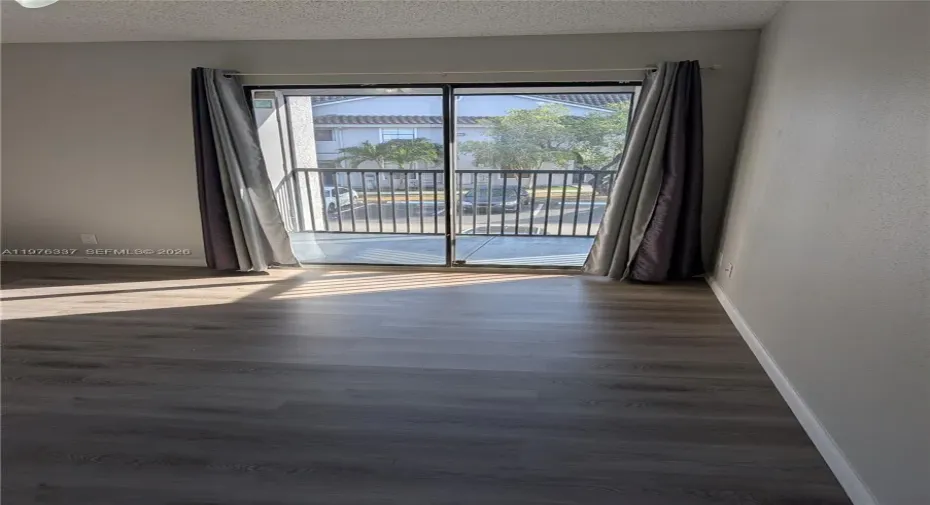 Living room and Balcony