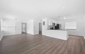 Living room of unit 1