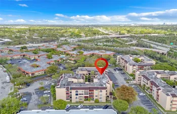 AERIAL VIEW OF CONDO CLOSE TO 874