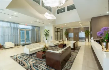 Beautiful entrance to the building