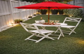 Romantic Patio Setup - Perfect for evenings