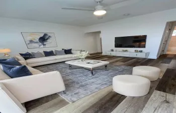 Living Room Virtually Staged