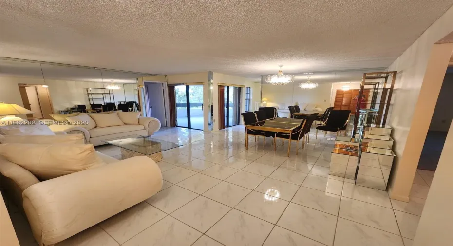 Spacious Living Room and dinning room