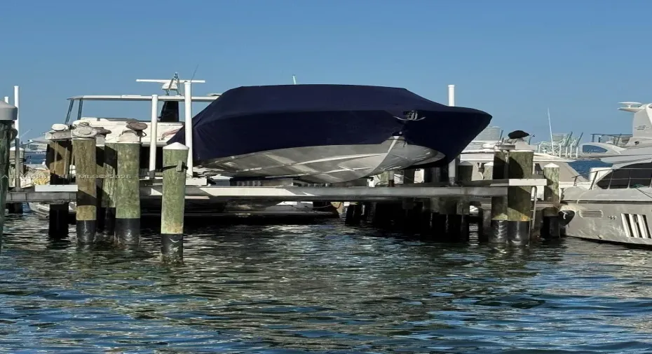 51-Foot x 18 Beam Boat Slip with 40,000 Pound Neptune Boat Lift.