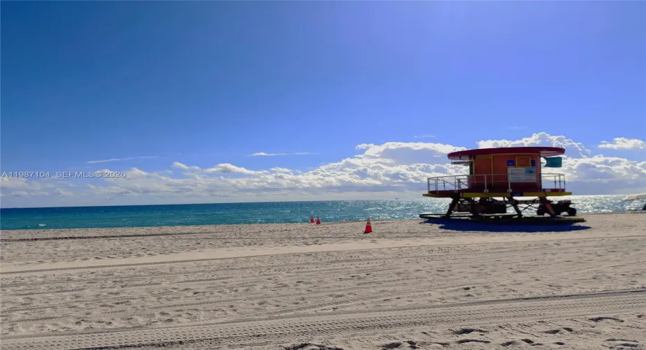 Private beach access