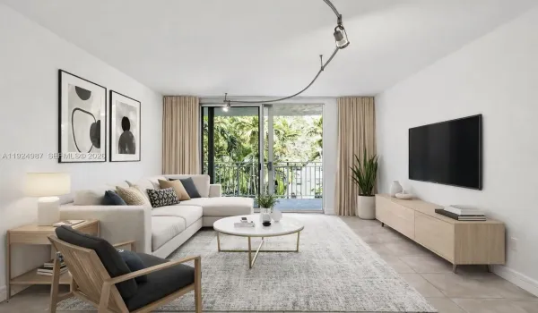 *Virtual Staged Living Room-Unit is Vacant