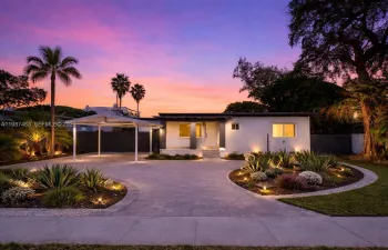 AI Enhanced Drive way with Plants