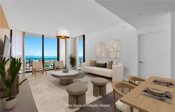 Living Room Virtually Staged