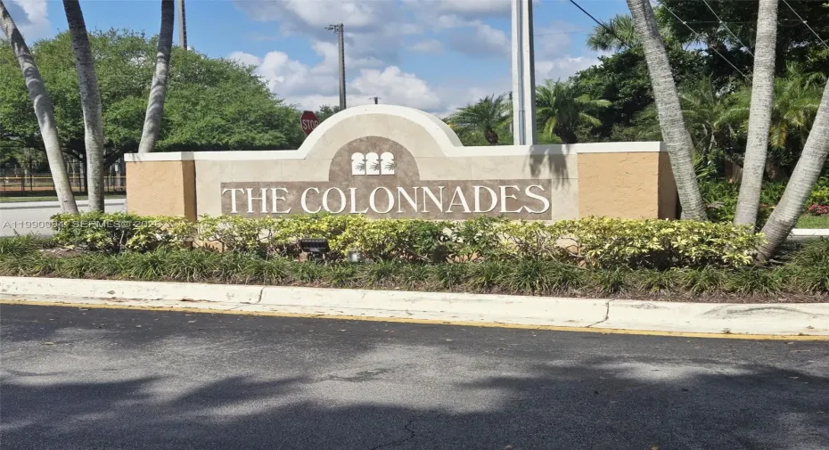 Entrance to Colonnades