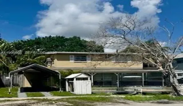 Unit on the left side of the property