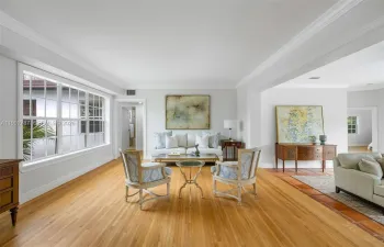Formal Living Parlor Featuring Tall Ceilings