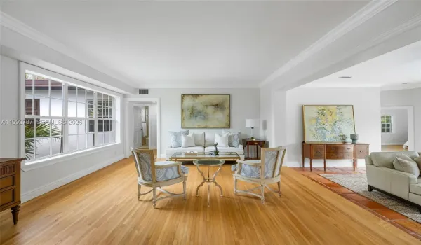 Formal Living Parlor Featuring Tall Ceilings