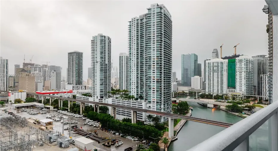 View from the balcony