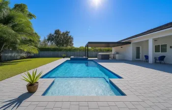 Virtual Rendering modernizing the pergola