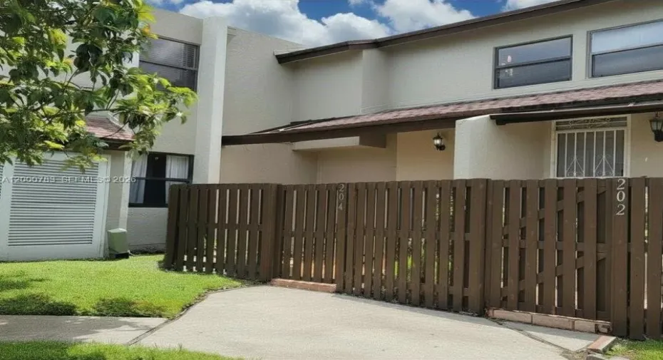 Front exterior of the condo