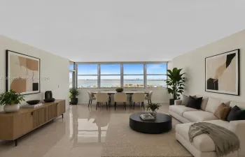 Virtually rendered furniture and decor