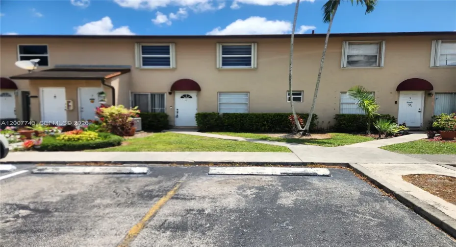 Two assigned parking spaces conveniently located in front of the unit.
