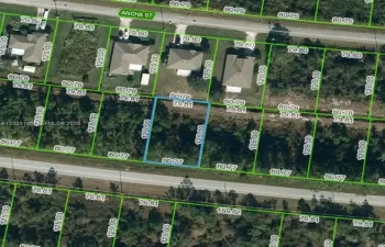 Closer view of the parcel