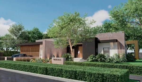 Alternate Rendering of front of home with garage