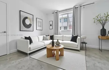 Virtually staged