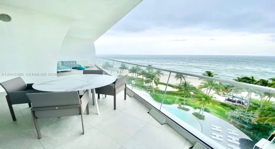 Ocean Front Balcony