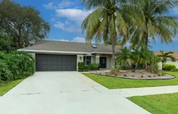 Pool home with oversized driveway
