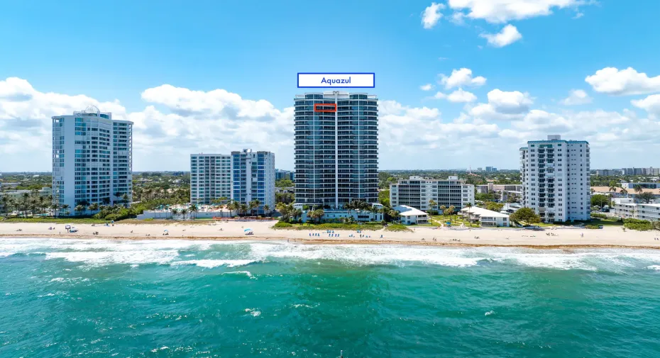 Aquazul from the Ocean
