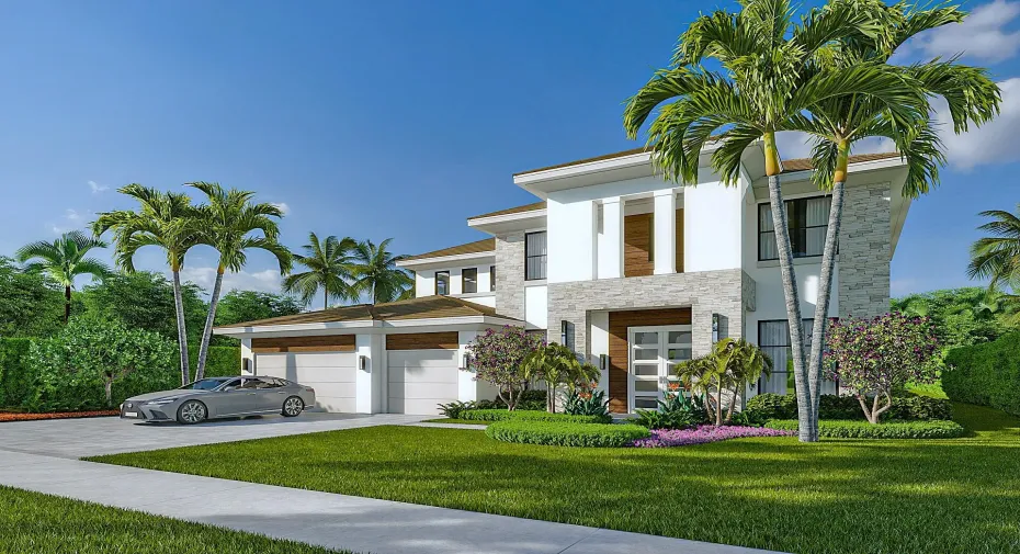 Contemporary Architectural Style ~ Eye Catching Curb Appeal!