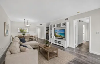 Huge Living Room Virtually staged