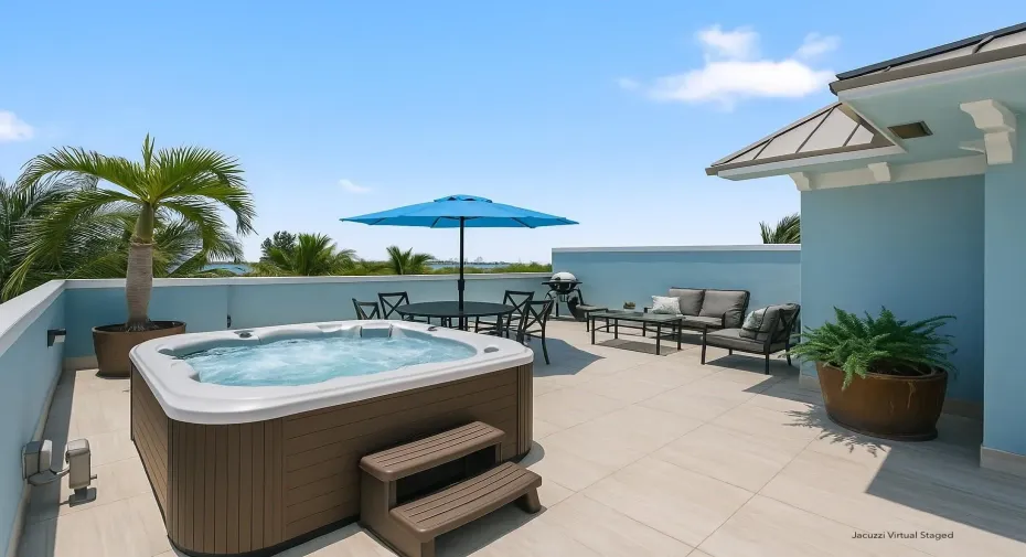 Virtual Staged Jacuzzi