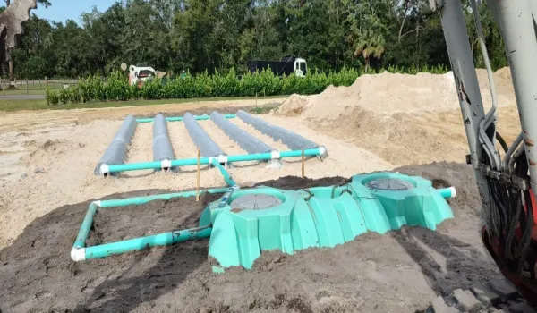 Septic System brand new just installed with capacity to up to 4,000 Sq Ft structure