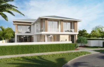 Oasis Farmhouse - Front Elevation (lot 4