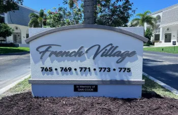 French Village NEW SIGN