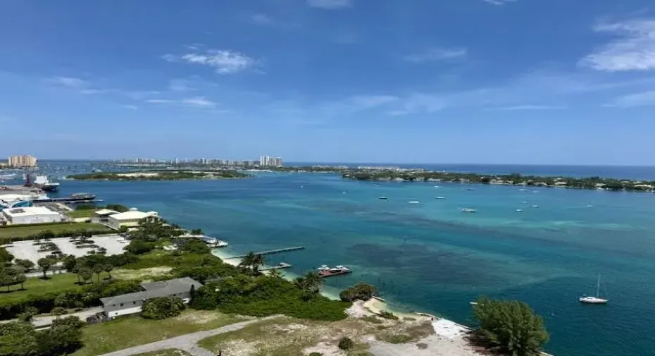 INTRACOASTAL AND OCEAN FROM 27TH FLOOR