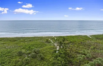 Private beach access
