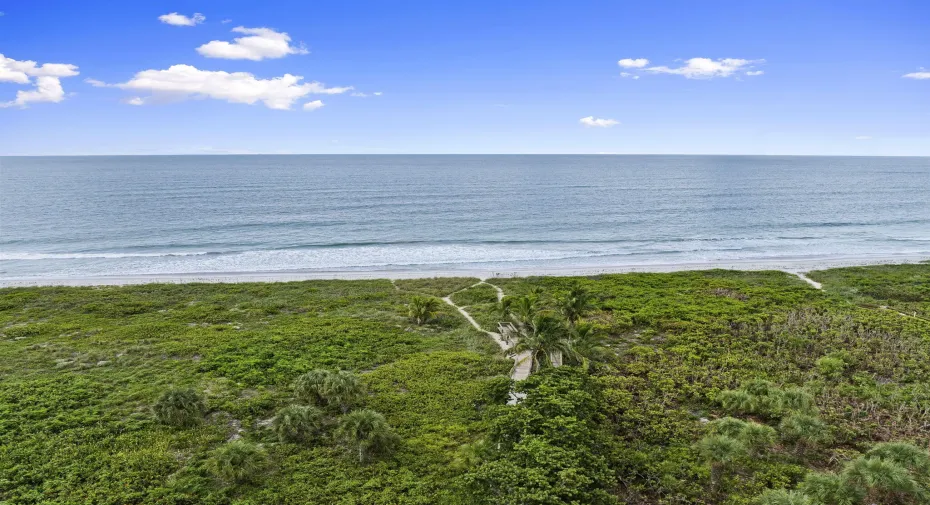 Private beach access