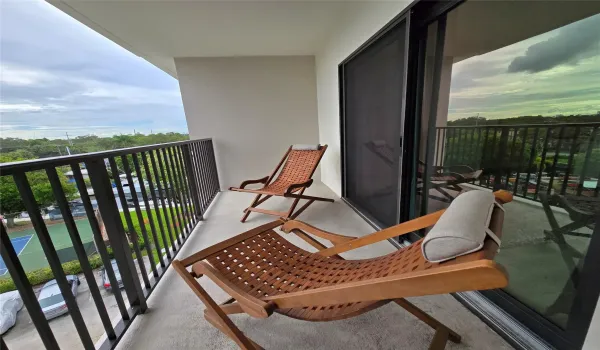 Covered balcony with eastern sunrise​​‌​​​​‌​​‌‌​‌‌​​​‌‌​‌​‌​‌​​​‌​​ views.